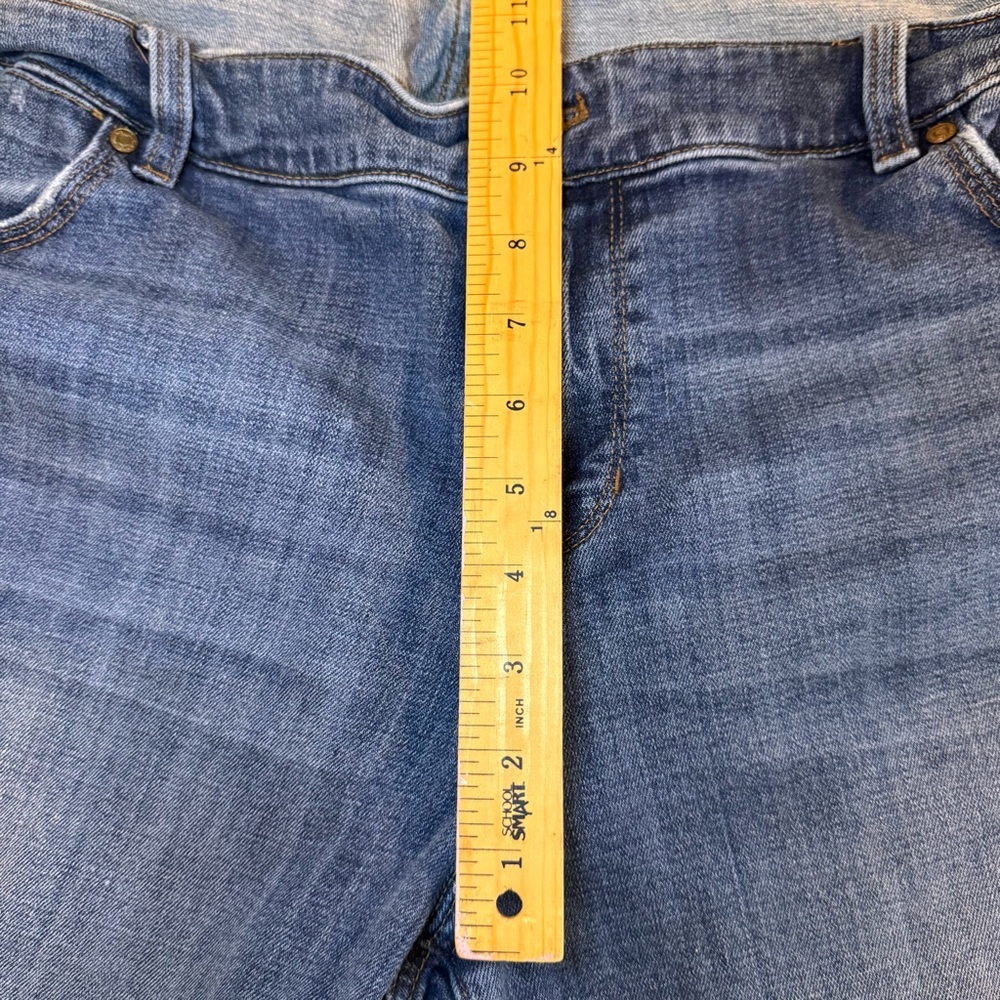 Talbots Blue Straight Leg Jeans Classic Denim 20w Boyfriend - Picture 4 of 6